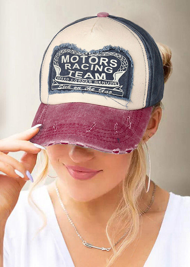 

Hats Motors Racing Team Baseball Cap in Cameo Brown. Size