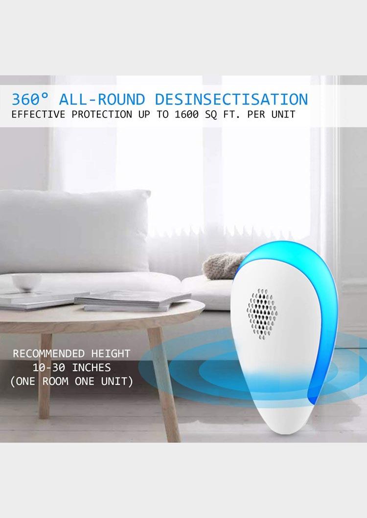 

Cool Gadgets Ultrasonic Control Electronic Pest Repeller in White. Size