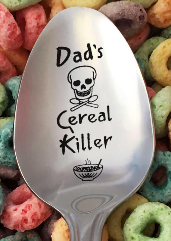 

Tools Dad's Cereal er Skull Spoon in Pattern2. Size
