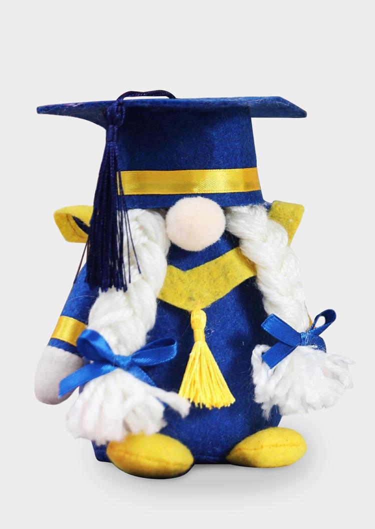 

Graduation Ceremony Gnome Plush Toy in Pattern2. Size