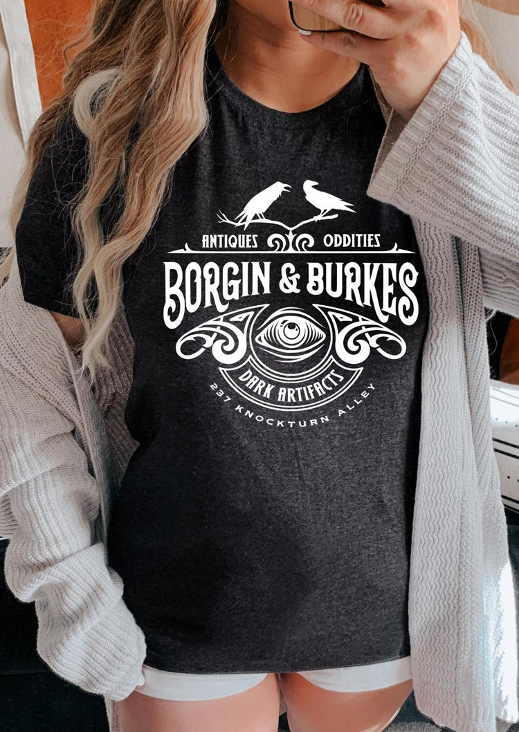 

T-shirts Tees Borgin & Burke Wizard T-Shirt Tee in Dark Grey. Size: ,M,L,XL