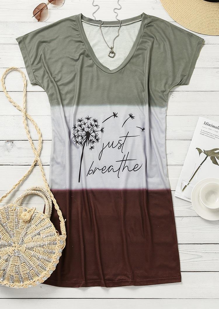 

Mini Dresses Dandelion Just Breathe Color Block Mini Dress in Multicolor. Size