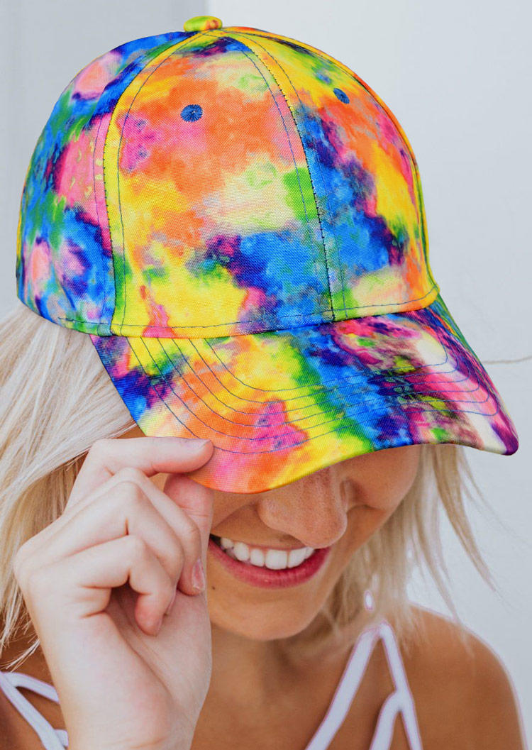

Hats Tie Dye Baseball Cap in Purple. Size