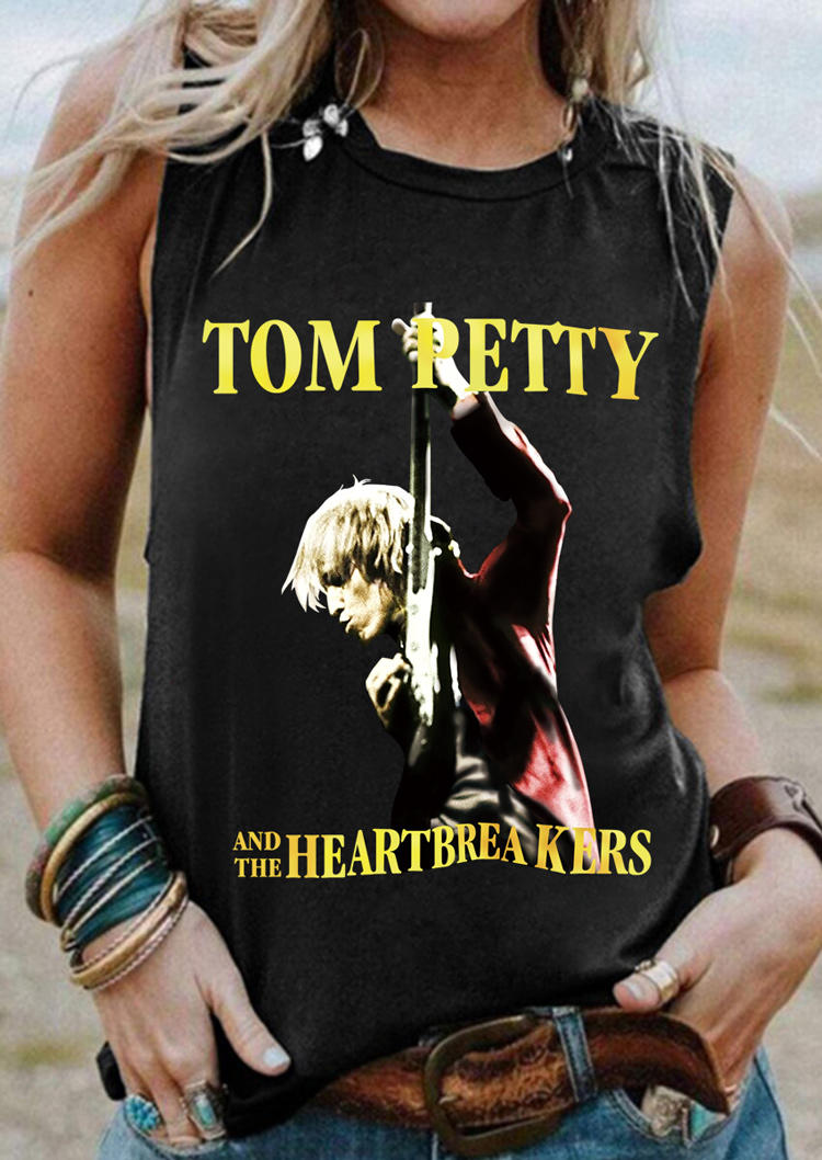 Heartbreakers Sleeveless O-Neck Tank - Black, 508500