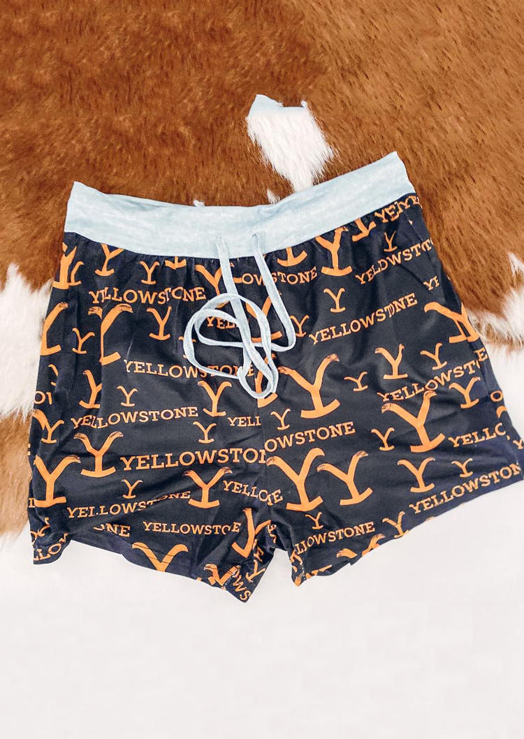 

Shorts Letter Graphic Drawstring Shorts in Dark Grey. Size