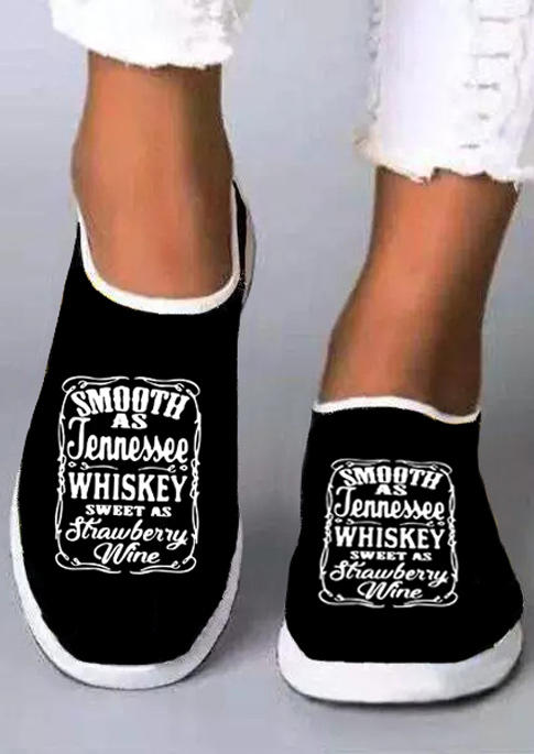 

Sneakers Whiskey Sweet As Strawberry Wine Flat Sneakers in Black. Size: ,38,39,40,41