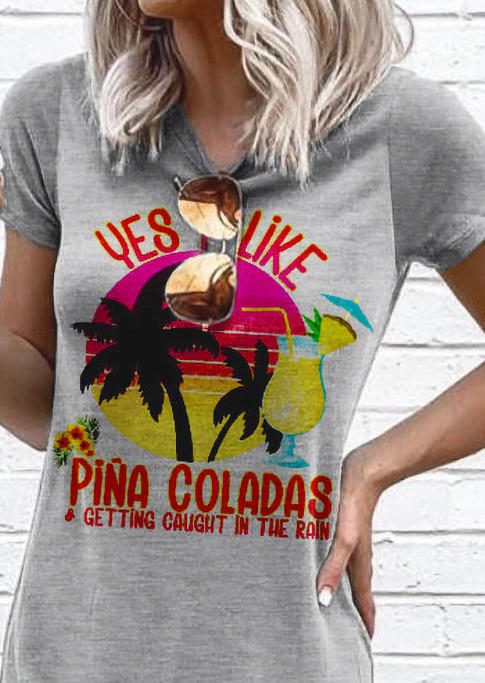 

Mini Dresses Palm Tree Drink Letter Graphic Mini Dress in Gray. Size: ,L,XL