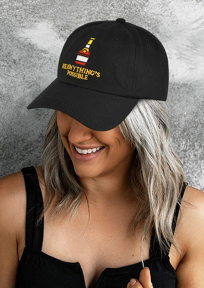 

Hats Henny Thing's Possible Hollow Out Baseball Cap in Black. Size