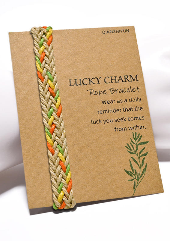 

Bracelet Bohemian Soft Woven Braided Friendship Bracelet in Black,Multicolor. Size