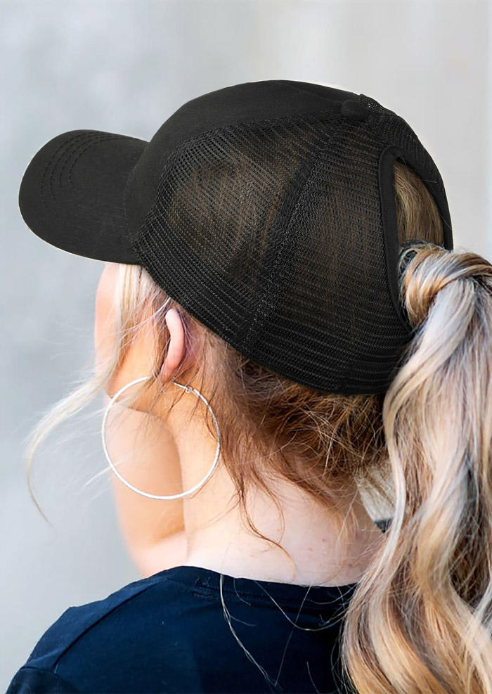 

Hats Dinosaur Mesh Splicing Hollow Out Baseball Cap in Black. Size