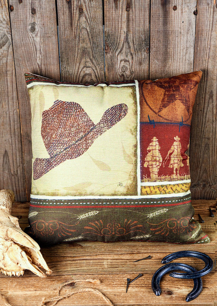

Pillowcase Vintage Cowboy Horse Pillowcase without Pillow in Pattern2. Size