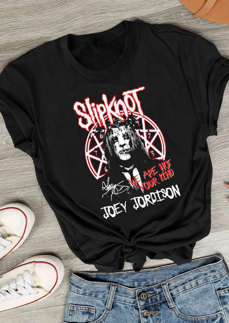 

T-shirts Tees Slipknot We Are Not Your Kind T-Shirt Tee in Black. Size