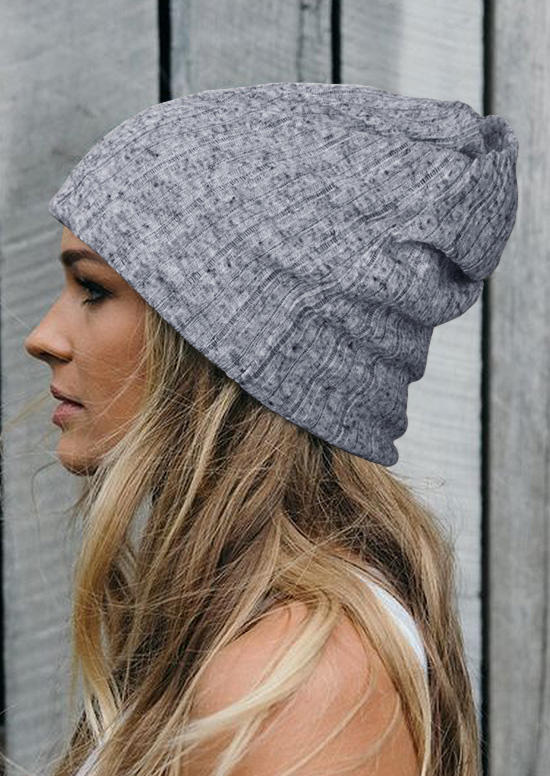 

Hats Breathable Elastic Thin Beanie Hat in Gray. Size