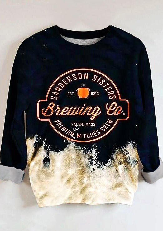 

Sweatshirts Halloween Coffee Brewing Company Bleached Sweatshirt in Black. Size: L,M