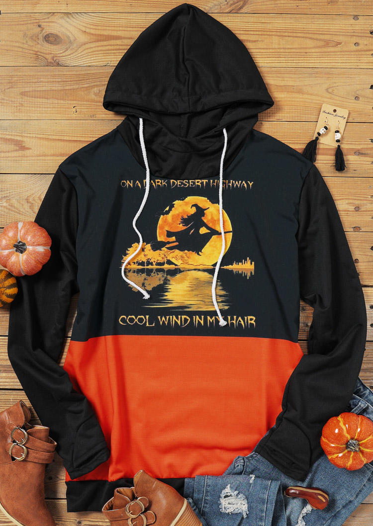 

Hoodies Cool Wind In My Hair Hoodie in Black. Size: ,L,XL