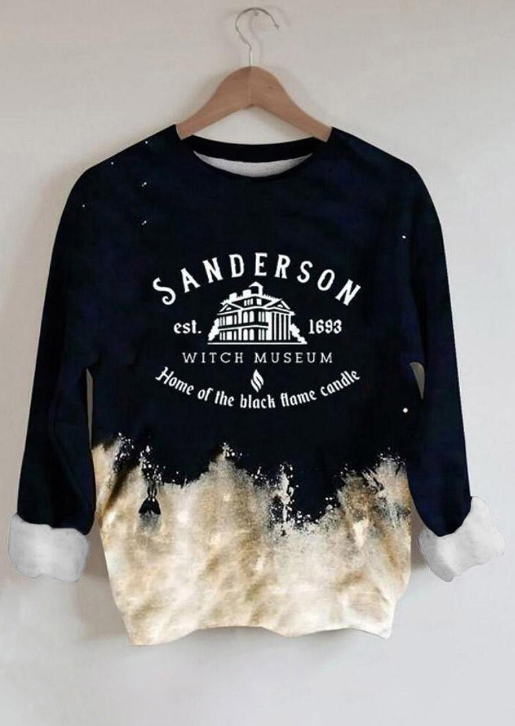 

Sweatshirts Halloween Home Of The Black Flame Candle Tie Dye Sweatshirt in Black. Size