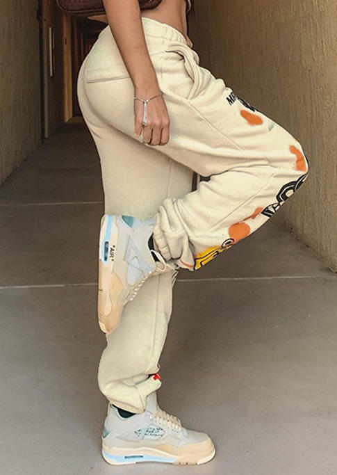 

Pants Halloween Butterfly Skull Pocket Activewear Pants in Multicolor. Size: ,L