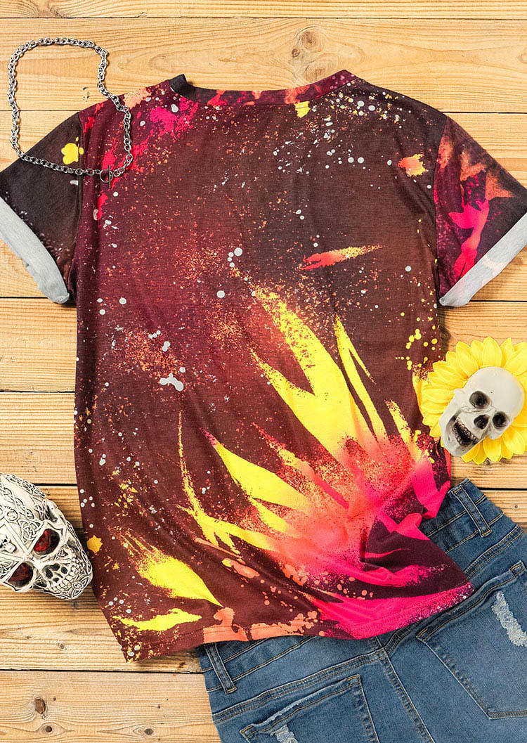 

T-shirts Tees Jack Freddy Skull Bleached T-Shirt Tee in Multicolor. Size