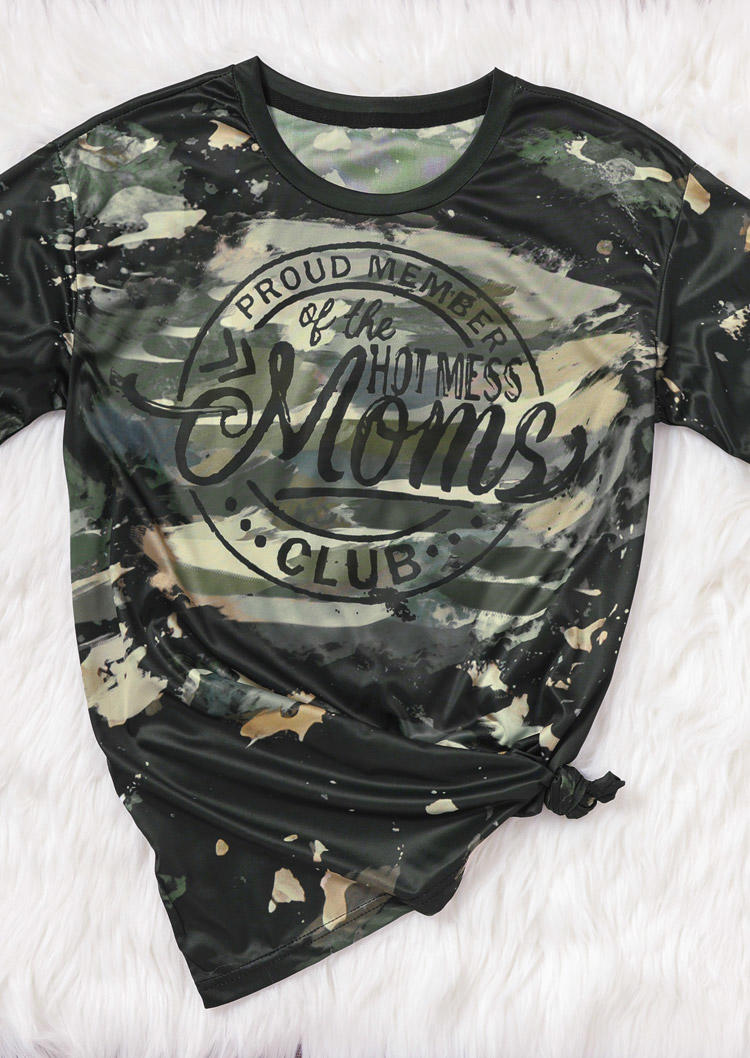 

T-shirts Tees Camouflage Tie Dye Moms T-Shirt Tee in Camouflage. Size