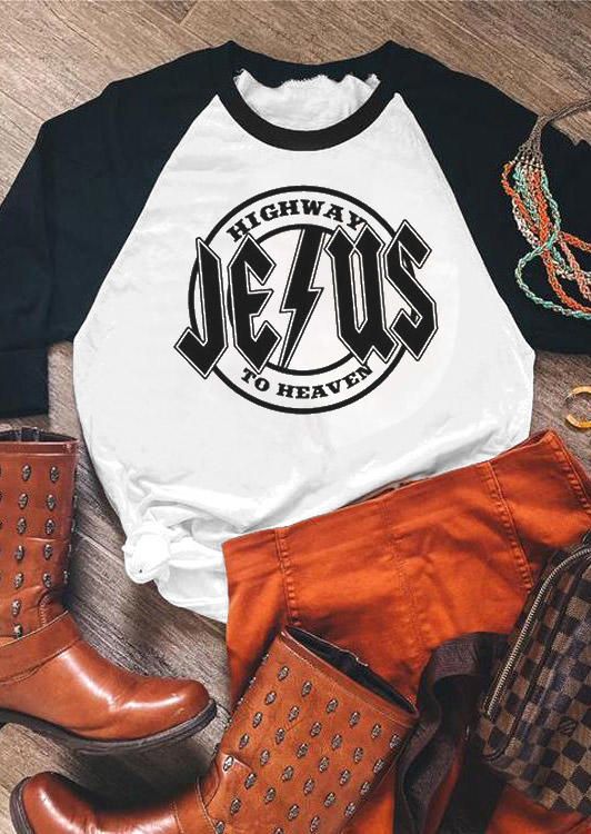 

T-shirts Tees Thanksgiving Jesus Highway To Heaven T-Shirt Tee in White. Size