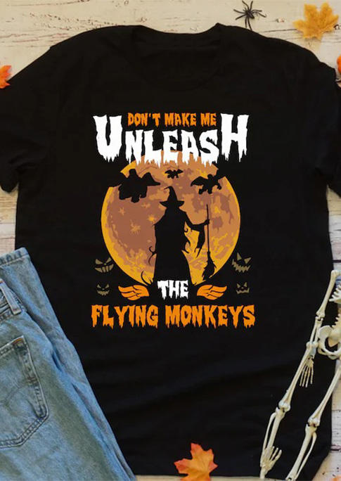 

T-shirts Tees Halloween Flying Monkeys T-Shirt Tee in Black. Size: ,M,L,XL