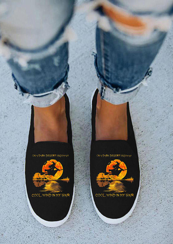 

Sneakers Halloween On A Dark Desert Highway Witch Sneakers in Black. Size: ,38,39,40,41