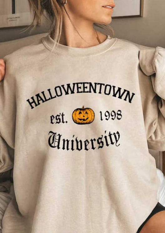 

Sweatshirts Halloweentown Est 1998 University Sweatshirt in Light Khaki. Size: ,M
