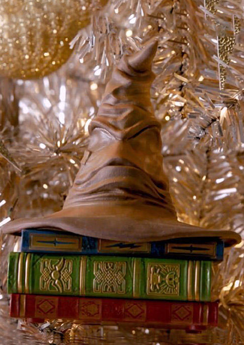 

Christmas Decoration Christmas Harry Potter Sorting Hat Hanging Decoration in Multicolor. Size