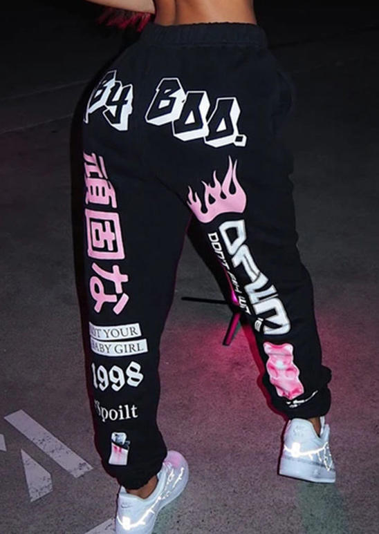 

Pants By Boo Lips Sweatpants in Black. Size: ,M,L,XL