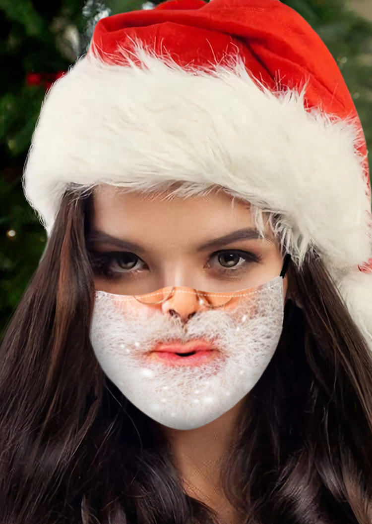 

Masks Christmas Santa Claus Face Adjustable Mask in Pattern1,Pattern2. Size