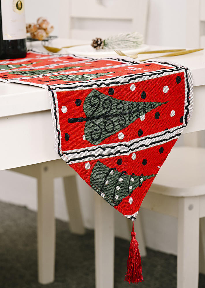

Christmas Santa Claus Table Runner Ornament in Pattern2. Size