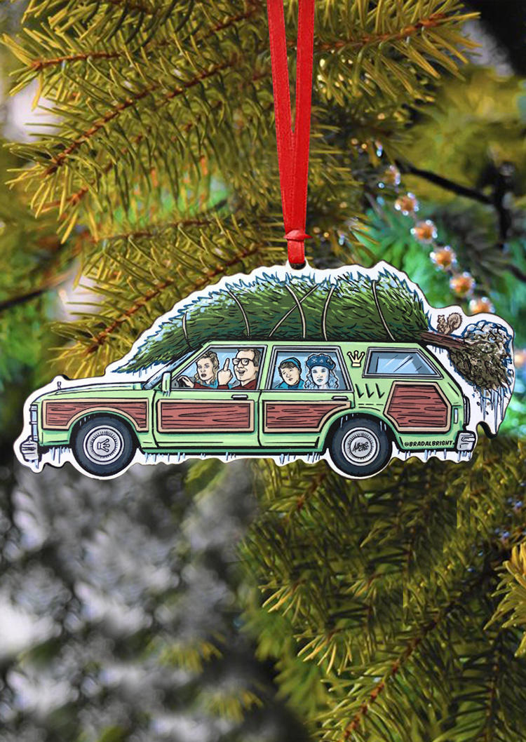 

Christmas Decoration Griswold Family Christmas Ornament in Multicolor. Size