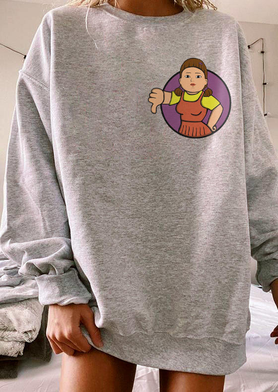 

Sweatshirts Game 123 Wooden Man Sweatshirt in Gray. Size: ,M,L,XL
