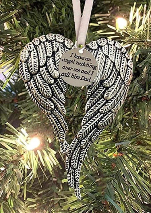 

Christmas Decoration I Have An Angel Wings Pendant Ornament in Pattern2. Size