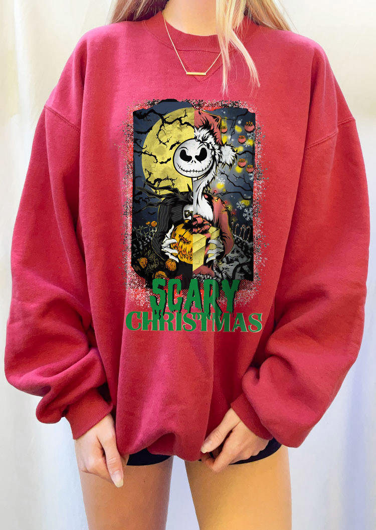

Sweatshirts Have A Very Scary Christmas Sweatshirt in Red. Size: ,M,L,XL