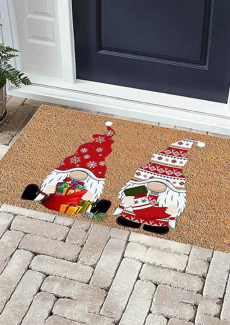 Merry Christmas Snowflake Gnomies Carpet