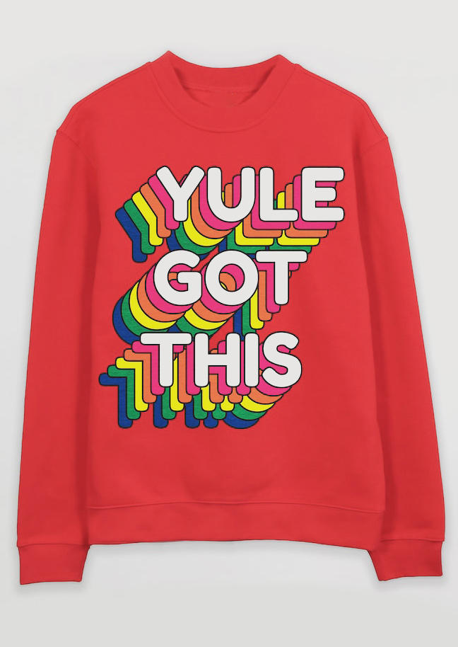 

Sweatshirts Christmas Yule Got This Pullover Sweatshirt in Red. Size: ,M,L,XL