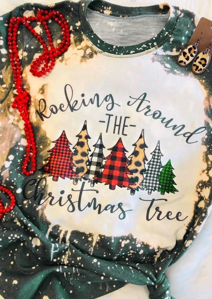

T-shirts Tees Rocking Around The Christmas Tree T-Shirt Tee in Green. Size