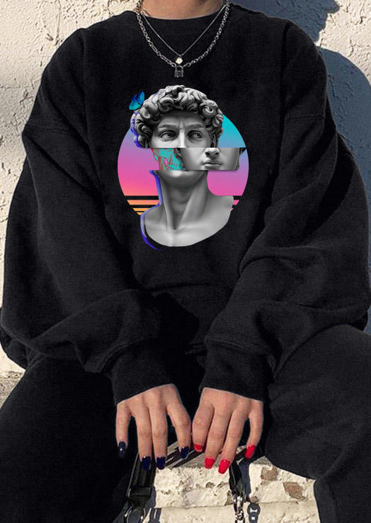 

Sweatshirts Steamwave David Long Sleeve Sweatshirt in Black. Size: ,M,L,XL