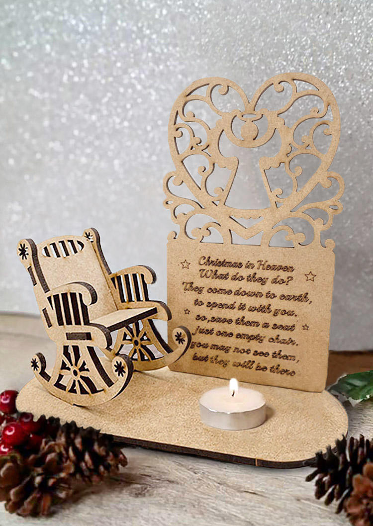 Chair Tree Remembrance Ornament without Candle