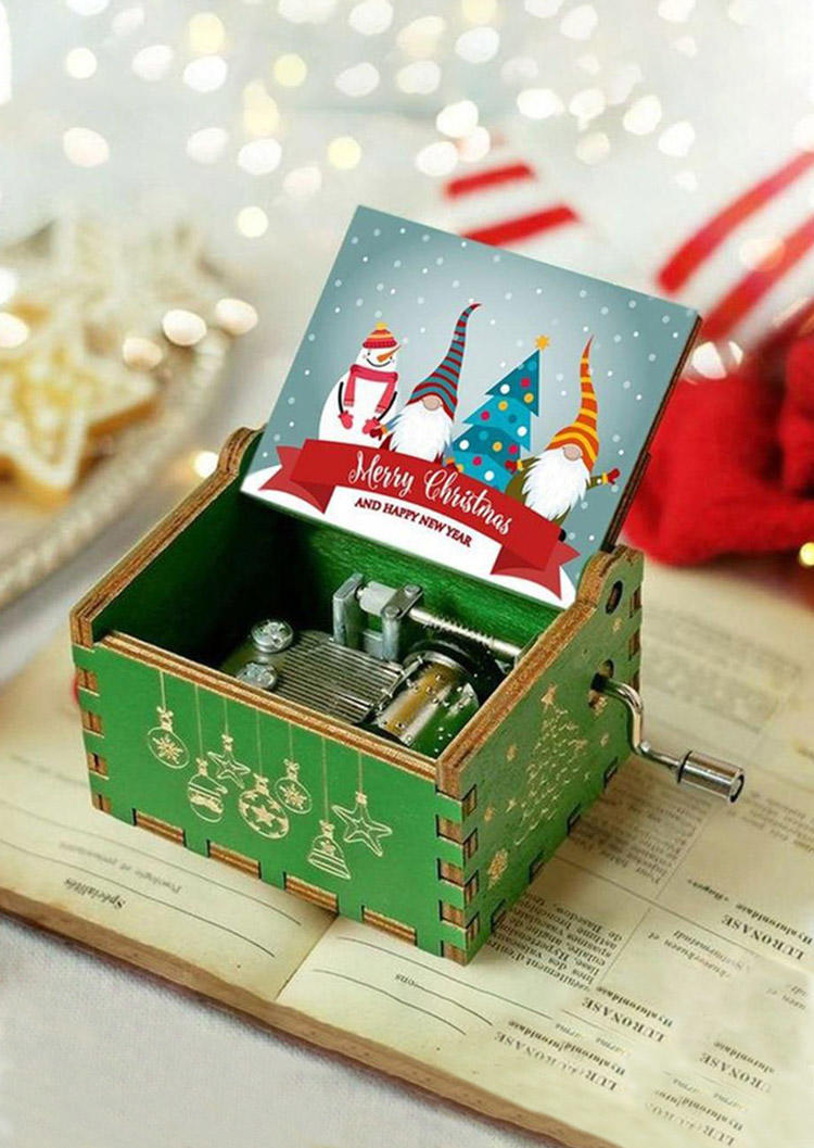 

Christmas Music Boxes without Battery in Pattern1,Pattern2. Size