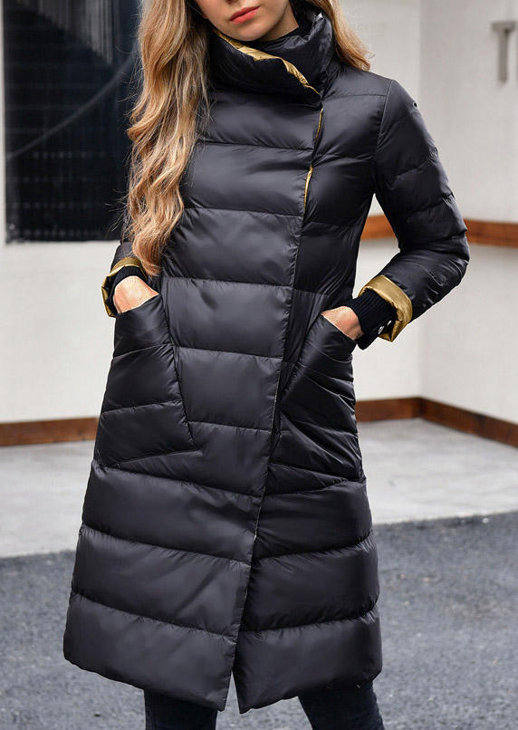 

Coats Winter Double-Sided Long Down Coat in Light Green. Size: ,M,L