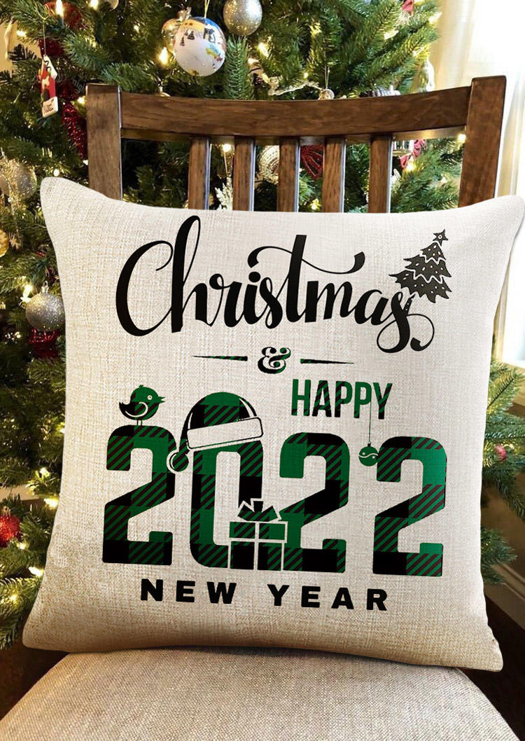 

Christmas Decoration Christmas Tree Reindeer Plaid Pillowcase without Pillow in Pattern1,Pattern2,Pattern3. Size