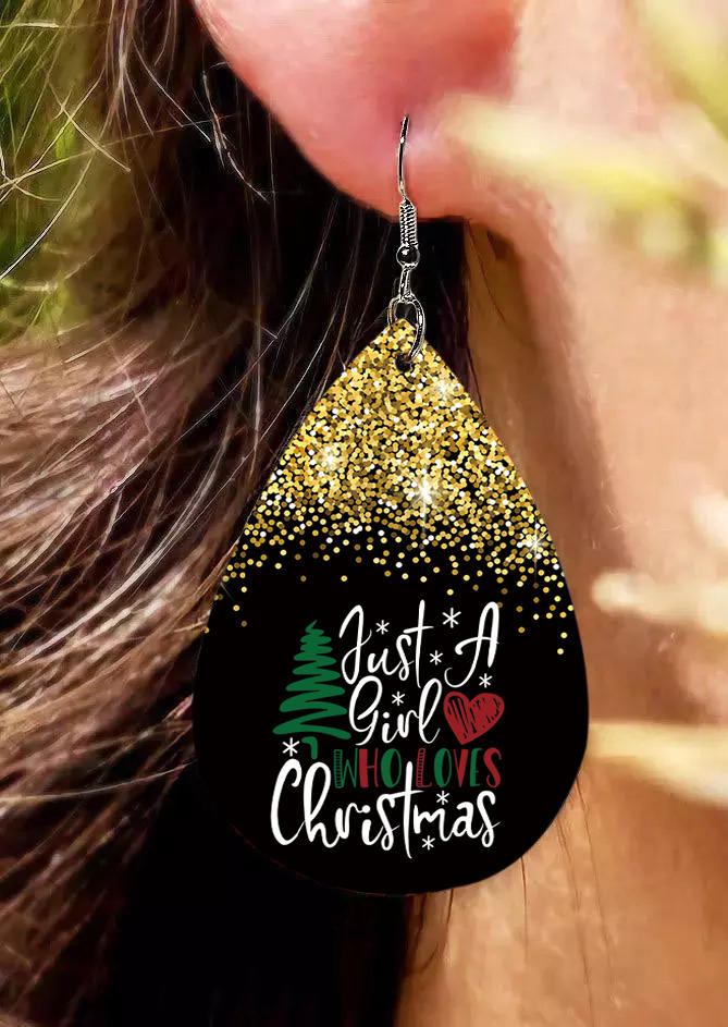 

Earrings Just A Girl Who Loves Water Drop Earrings in Multicolor. Size