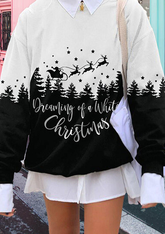 

Sweatshirts Dreaming Of A White Christmas Sweatshirt in Black. Size: ,M,L,XL