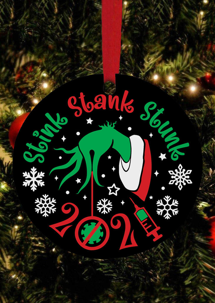 

Christmas Decoration 2021 Stink Stank Stunk Decoration Ornament in Multicolor. Size