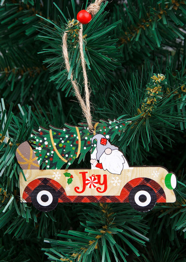 

Christmas Decoration Christmas Gnomies Truck Pendant Ornament in Pattern1,Pattern2,Pattern3. Size