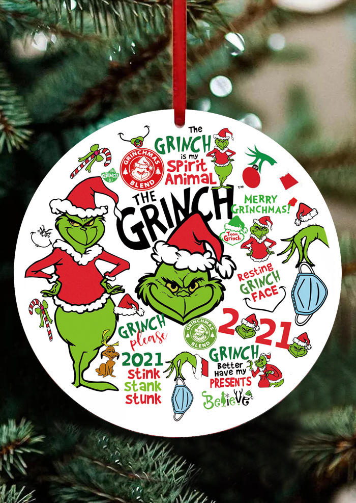 

Christmas Decoration Christmas 2021 Cartoon Pendant Ornament in Multicolor. Size