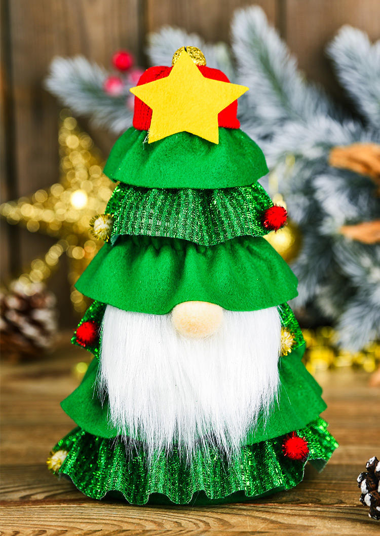 

Christmas Decoration Faceless Gnome Christmas Desktop Ornament in Pattern1,Pattern2. Size