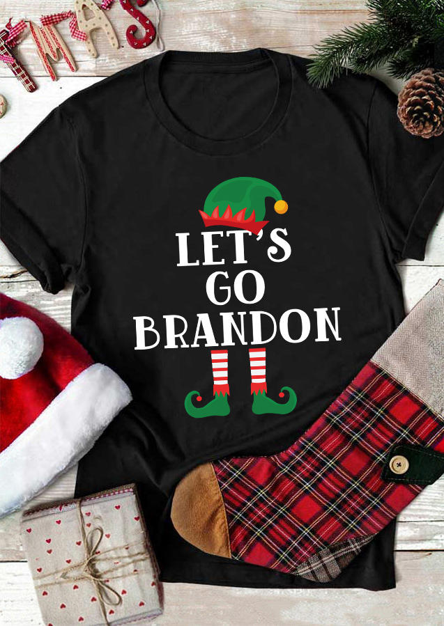 

T-shirts Tees Hat Let' Go Brandon T-Shirt Tee in Black. Size: ,M,L,XL